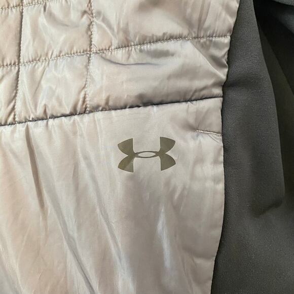 Under Armour Golf Mens Sz XL Storm Insulated Jacket Gray Black Water Resistant - Picture 5 of 5